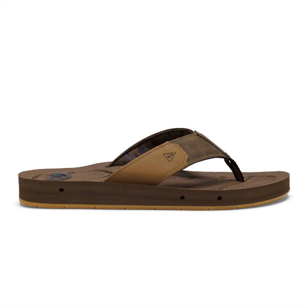 NEW COBIAN men's draino 3 flip flop sandals in brown